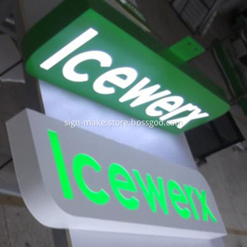 Outdoor Advertising Metal Light Box Signs